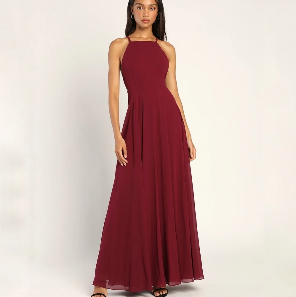 Lulu's Mythical Kind Of Love Plum Purple Maxi Dress